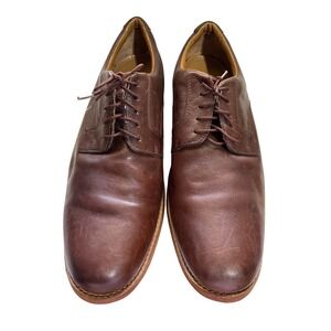 Sebago Mens Leather Dress Shoes Brown Lace Up Oxford Casual Business 13